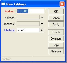 Winbox baru ip address dialog