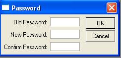 Mikroitk winbox Set Password dialog box